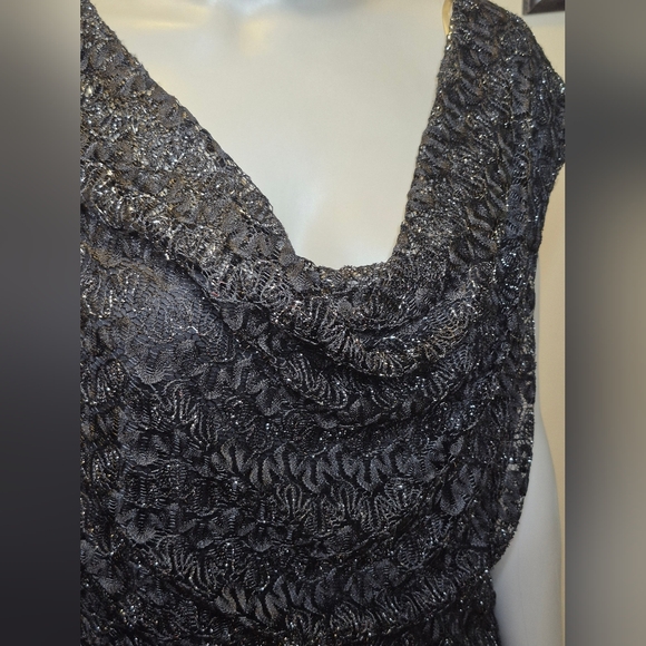 Connected Woman Cute Black Dress  glitters - Picture 10 of 16